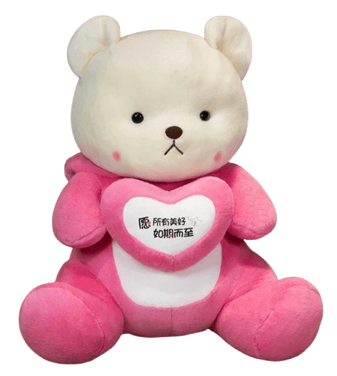 Pink bamse