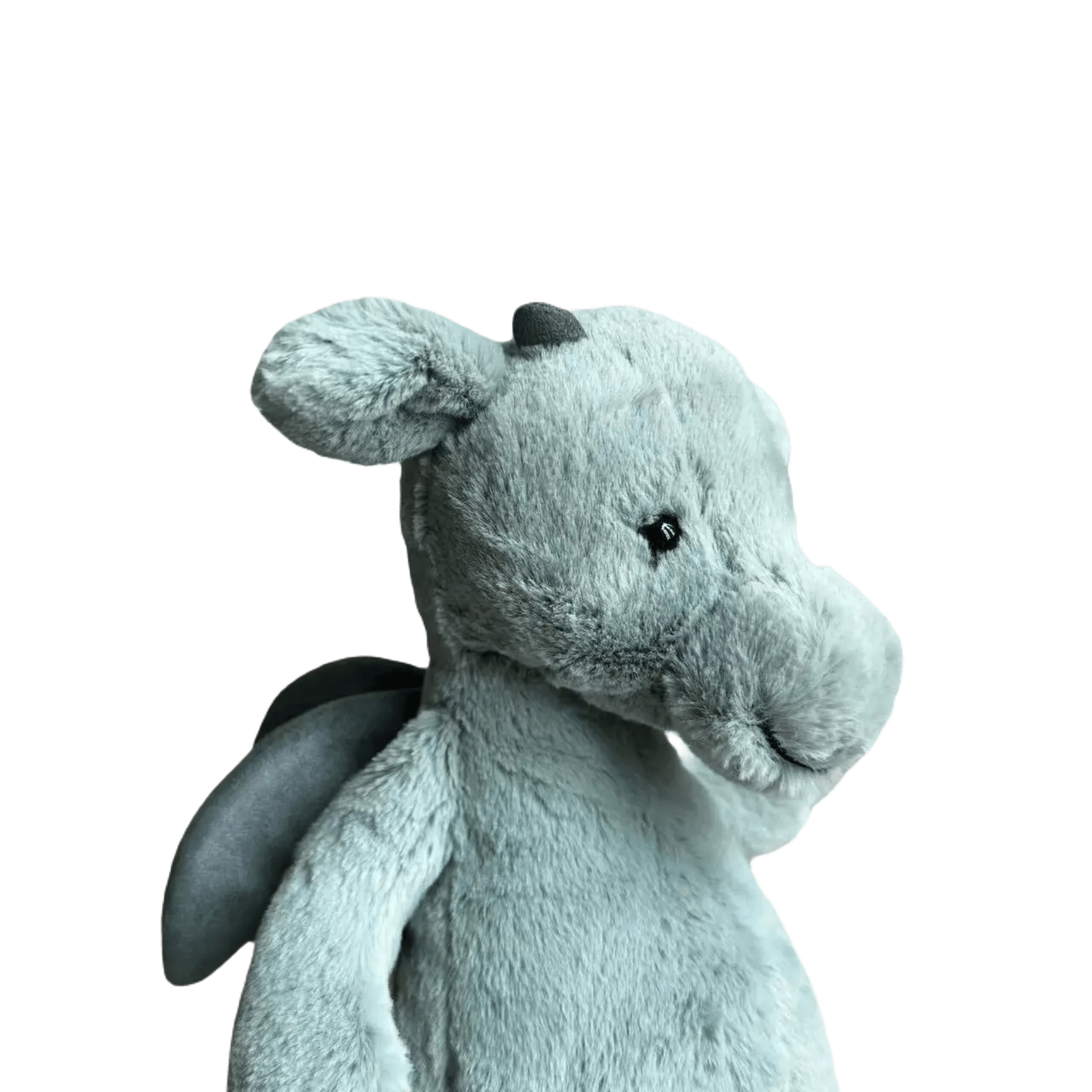 Jellycat medium blufærdig grøn drage blødt legetøj i plys