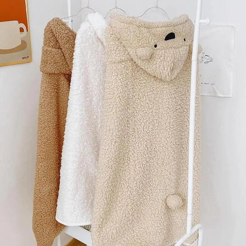 Creme teddy fleece